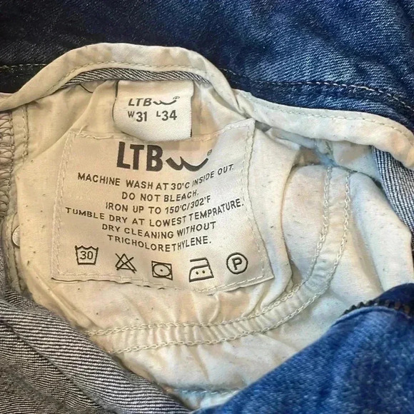 ❤️2/$30❤️LTB Low Rise Straight Fit Light Washed Women Jeans W31L34 - Picture 3 of 5
